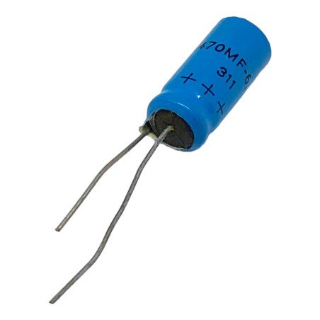 470uF 6.3V Radial Electrolytic Capacitor 20x9mm