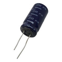 2200uF 35V Radial Electrolytic Capacitor Nitsuko 105C 36x18mm