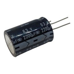 2200uF 63V Radial Electrolytic Capacitor Elna 41x25mm