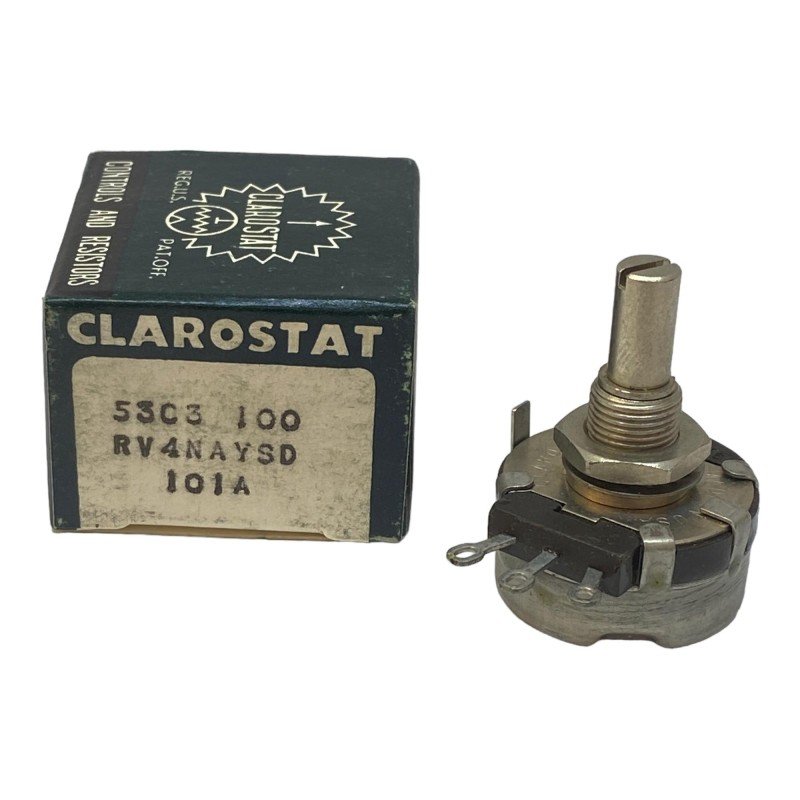 100Ohm 100R 2W 10% Linear Potentiometer RV4NAYSD101A Clarostat