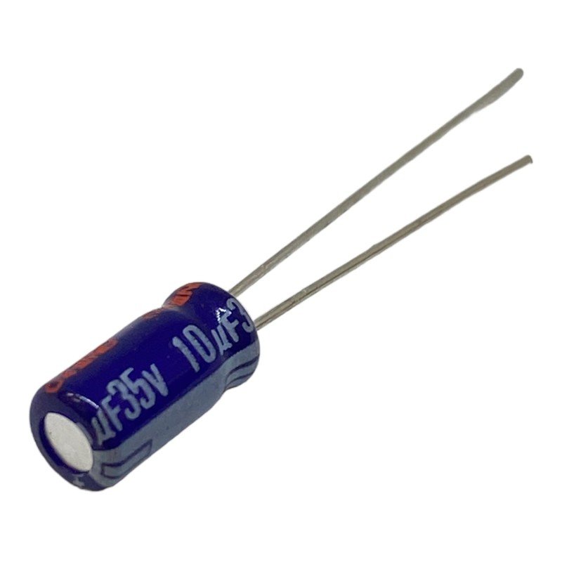 10uF 35V Radial Electrolytic Capacitor Matsushita 11x5mm