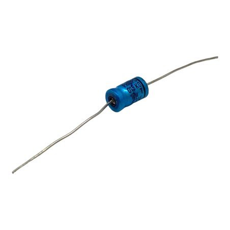 10uF 63V Axial Electrolytic Capacitor Philips 11x6mm