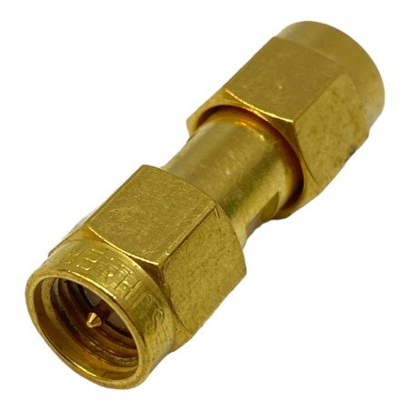 SMA (m) To SMA (m) Gold Coaxial Converter Adapter Huber Suhner 18GHz