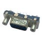 D09S24A4GV00LF 9 Position 2 Row D Sub Female Connector PCB Mount 1.6mm