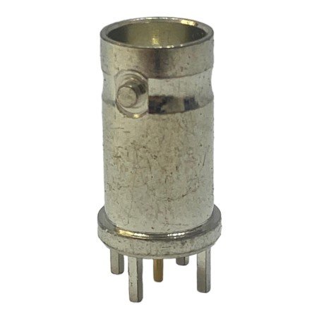 BNC (f) Inline Straight PCB Mount Coaxial Connector