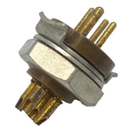 Circular Mil Spec Connector Gold Contact 4-Pin