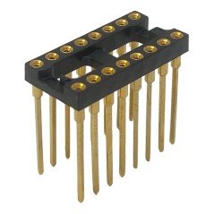 DIP/DIL IC Socket Chip Socket Holder Gold Plated 16Pin 16Position DIL31603GG BDE