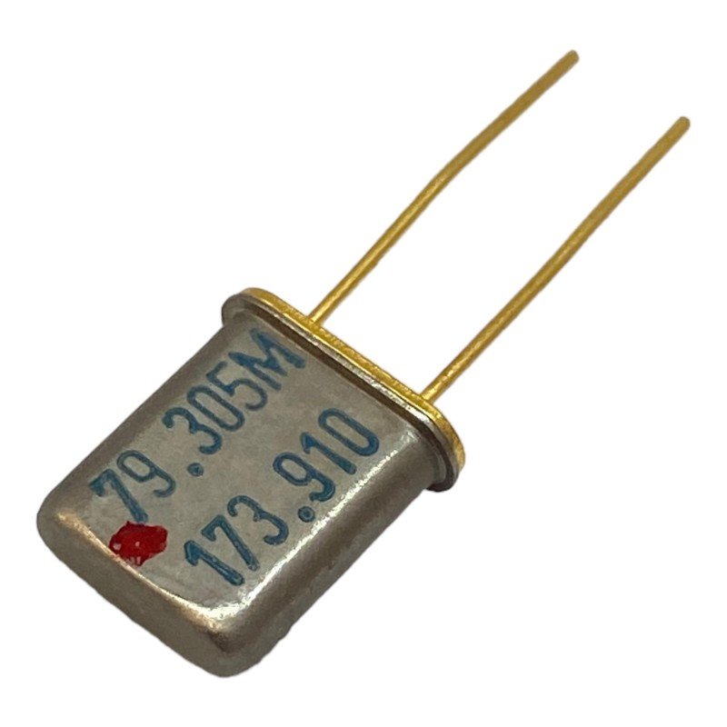 79.305MHz 2 Pin Quartz Crystal Oscillator Goldpin