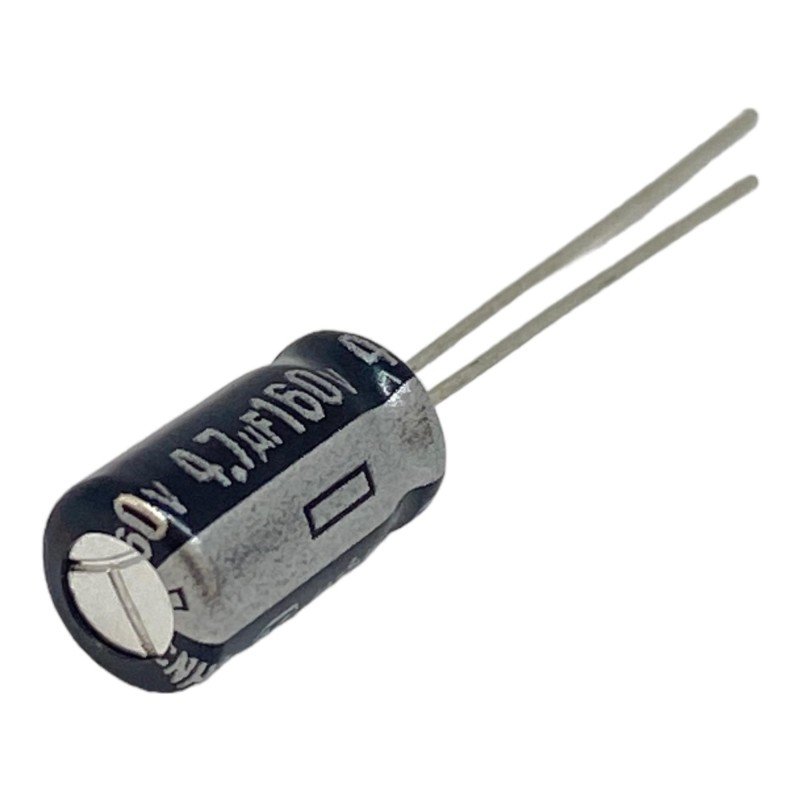 4.7uF 160V Radial Electrolytic Capacitor 105C Matsushita 12x6mm