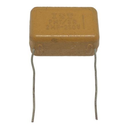 2uF 250V Radial Film Capacitor PMT/3R ITT 29x19x15mm