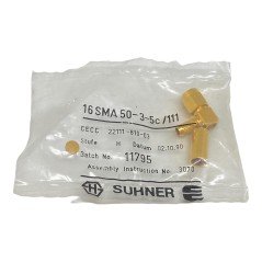 22SMA50-0-4/111 Huber Suhner SMA (F) Straight Bulkhead Jack Coaxial Connector