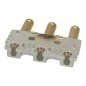 1.0/2.3 Triplex 3 Position Female SMD Coaxial Connector