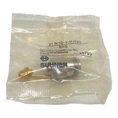 21N50-3-11/133 Huber Suhner N Type (F) Straight Jack Coaxial Connector For EZ141 Cable 18GHz