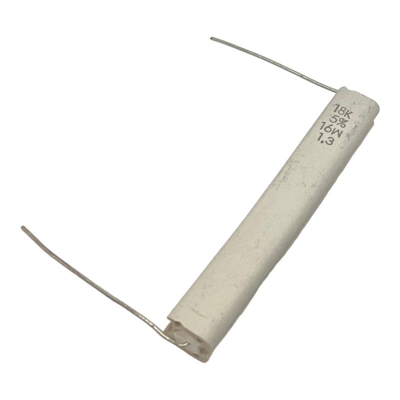 18Kohm 18K 16W 5% Axial Wirewound Ceramic Cement Resistor