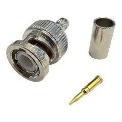 B1121B1-ND3G-1-50 Amphenol Coaxial Connector Crimp BNC (m) RG-58