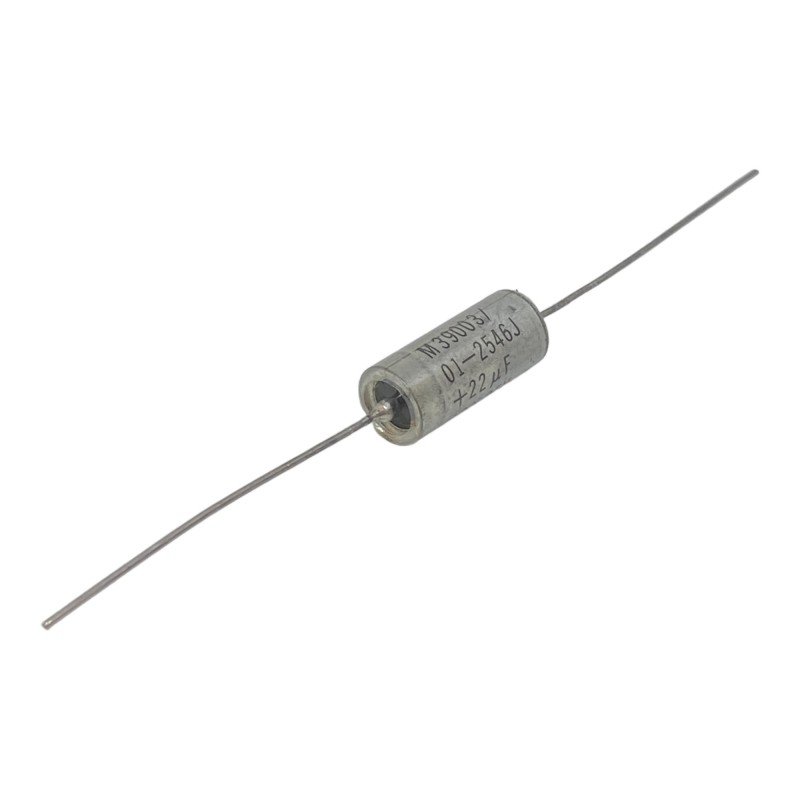 22uF 35V 10% Axial Mil Spec Tantalum Capacitor M39003/01-2546J 17x7.5mm