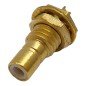 51-043-4300 Sealectro SMB (M) Straight Type Bulkhead Gold Plated Panel Mount Coaxial Connector