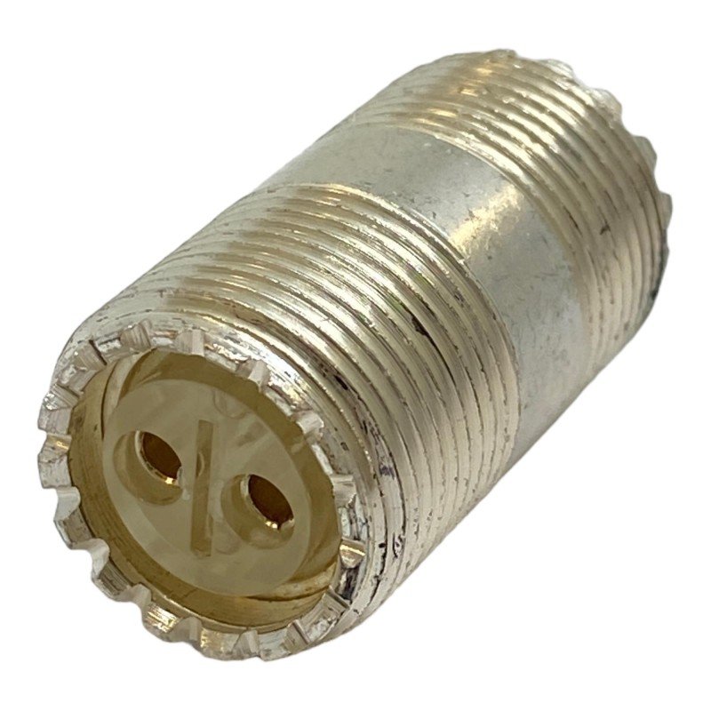 VHF UHF Twinax Female Straight Type Bulkhead Coaxial Connector