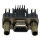 MDSM-9PE  MDSM-9PE-Z10-VR25 ITT 9 Position Female Micro D Sub Connector 90 Degree