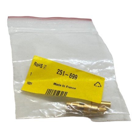 DM537421NCLF Amphenol FCI Female Crimp D-Sub Connector Gold Contact 251-699