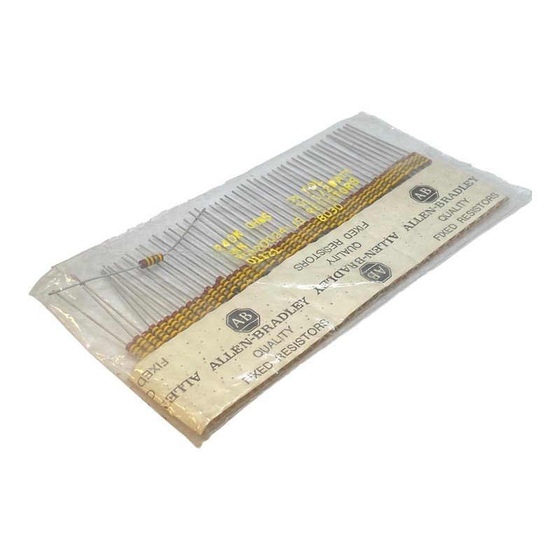 240Kohm 240K 1/2W 0.5W 5% Axial Fixed Carbon Resistor RCR20G244JS Allen Bradley Qty:50