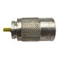 RF Coaxial Connector 75ohms Silver Plated