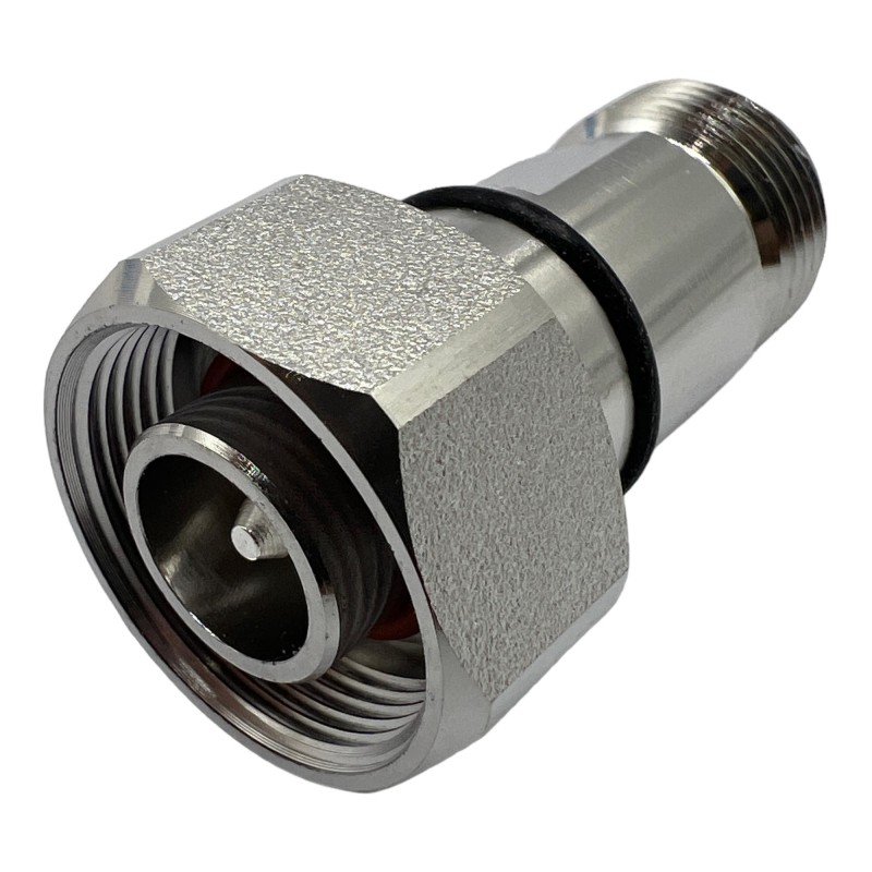 4.1/9.5 mini DIN (m) - N type (f) Coaxial Adapter RAD-4195-DIN-M-T-NF