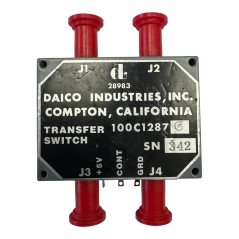 100C1287G Daico RF Transfer Switch SMA