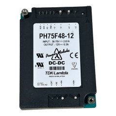 PH75F48-12 TDK-Lambda Isolated DC/DC Converters 75W 12V 6.3A