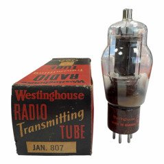 807 Westinghouse Electron Transmitting Tube Made in Canada