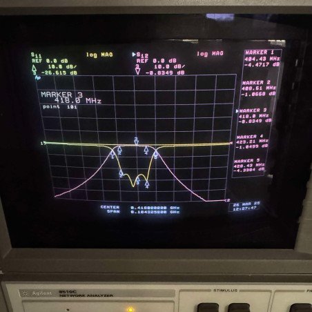 WBJ418-18-4SS Wainwright Bandpass Filter 418Mhz BW: 18Mhz