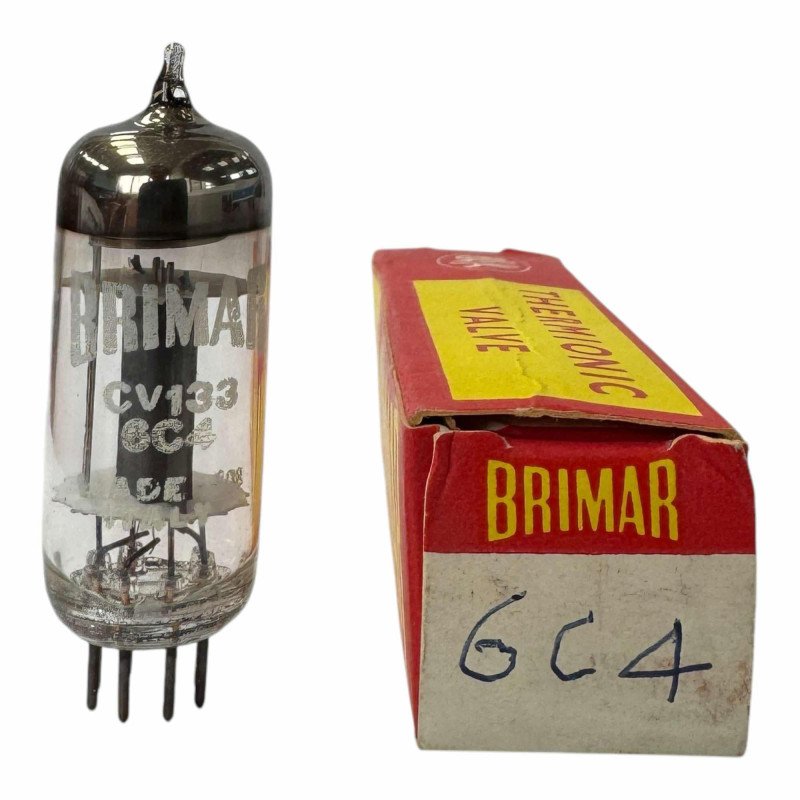 6C4 Brimar Italy Electron Tube Valve