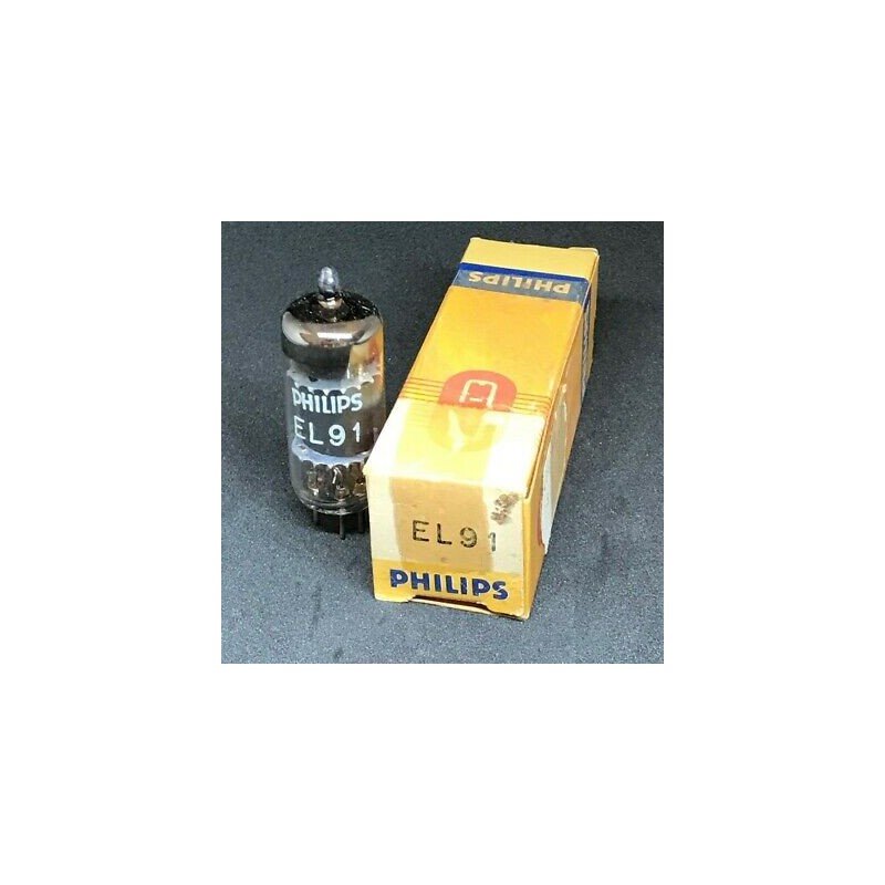 EL91 EL-91 ELECTRON VACUUM TUBE VALVE PHILIPS