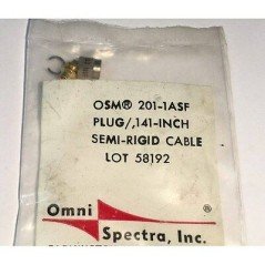 .141 INCH OSM201-1A SF RF CONNECTOR 18GHZ 50R FOR SEMI RIGID CABLE