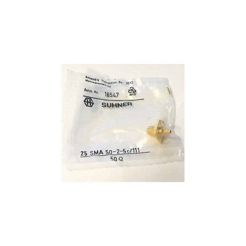 SMA F PANEL MOUNT 18GHZ 50R CONNECTOR 25SMA50-2-5c/111