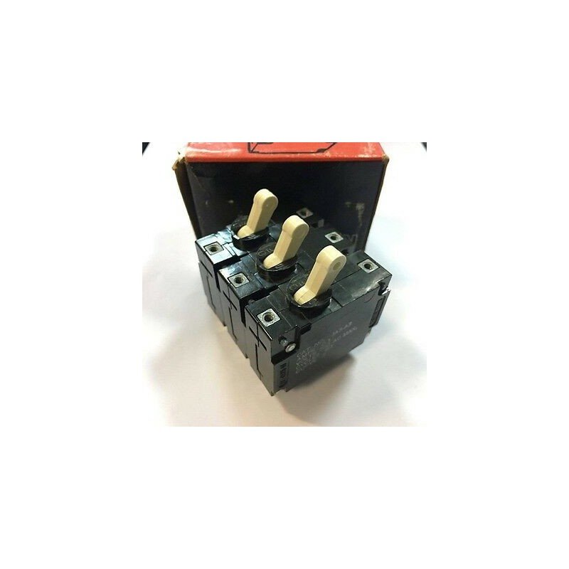 0.1A 250VAC 60hz Triple Circuit Breaker JA1-A3-0.1 Heinemann