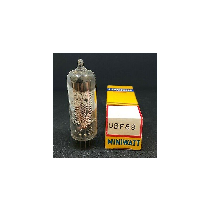 UBF89 UBF-89 Philips Miniwatt Electron Vacuum Tube Valve