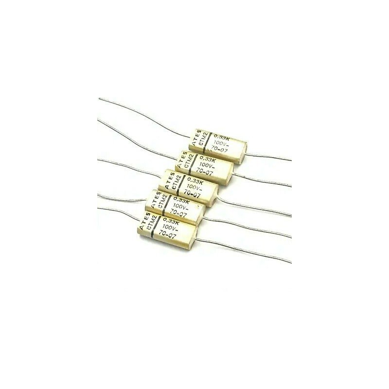 0.33uF 100V AXIAL CAPACITOR CTM2 70-07 ATES QTY:5