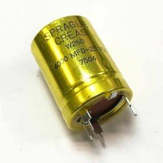 4000uf 25VDC Electrolytic Capacitor W26D Sprague / Creas