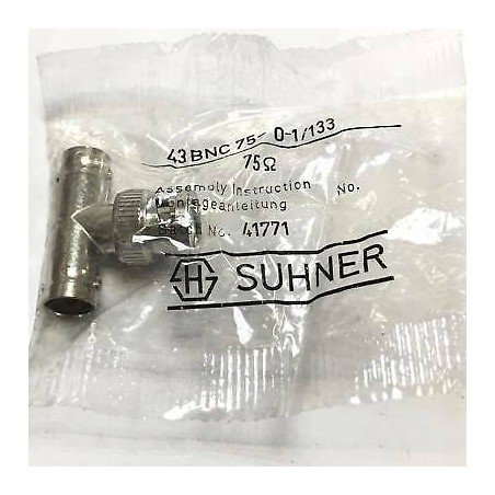 43BNC75-0-1/133 BNC Tee Adapter 75Ohm Huber Suhner