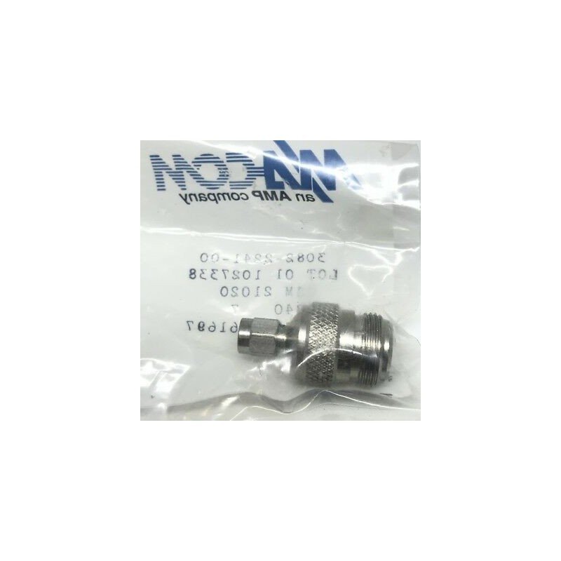 N TYPE TO SMA M 15GHZ  Rf Coaxial Adapter 3082-2241-00 MACOM