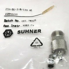 N Type (F) RF Coaxial Connector Crimp RG-58 21N-50-3-8/133NE  Huber Suhner