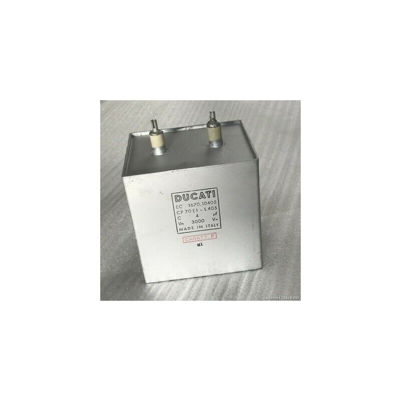 4UF 3000V 3KV PAPER IN OIL CAPACITOR DUACTI CP70E1-L405