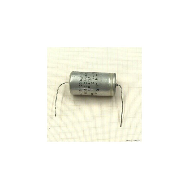 2200UF 40V ELECTROLYTIC CAPACITOR SIEMENS B41010-C7228-T