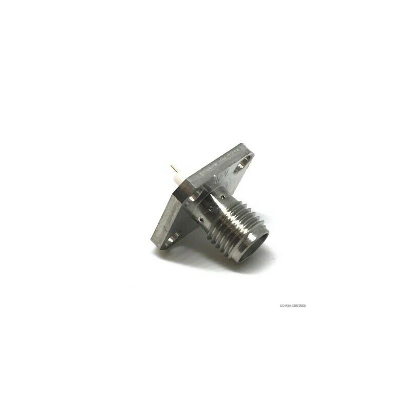 SMA 18GHZ 50OHM PANEL MOUNT COAXIAL CONNECTOR APL