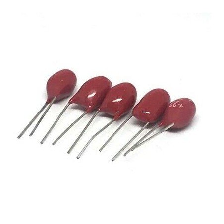 3.3uF 25V RADIAL DIP TANTALUM CAPACITOR KEMET  QTY:5