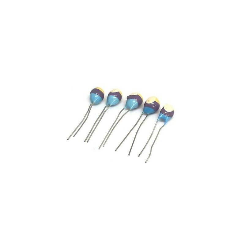 4.7uF 25V RADIAL DIP TANTALUM CAPACITOR KEMET  QTY:5