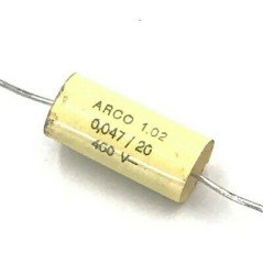 0.047UF 47NF 400V POLYESTER FILM AXIAL CAPACITOR ARCOTRONICS