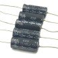 100UF 25V AXIAL ELECTROLYTIC CAPACITOR ITT QTY:5