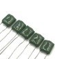 0.1UF 100NF 100V RADIAL POLYESTER CAPACITOR QTY:5